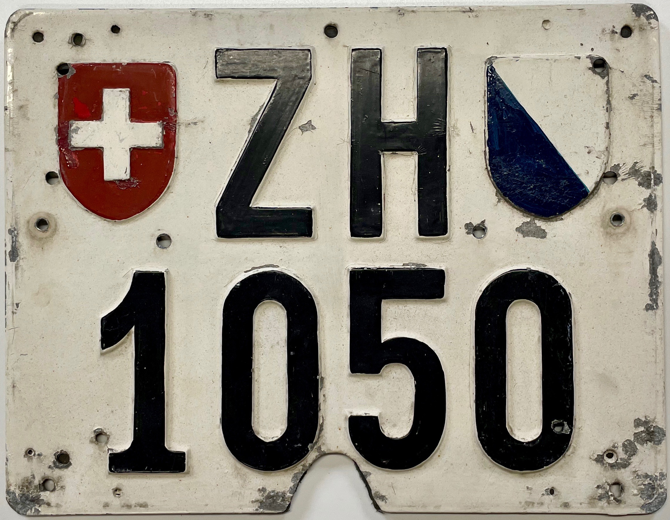 Alte Zürcher Autonummer aus dem Jahr 1933