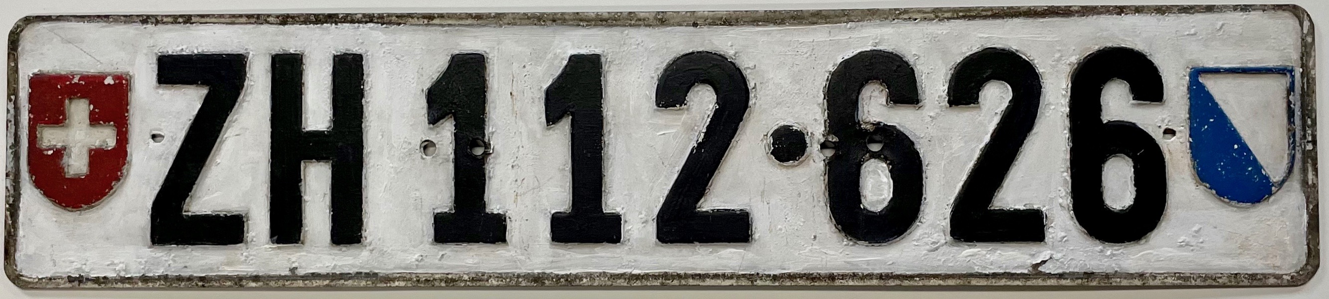 Zürcher Autonummer aus dem Jahr 1959